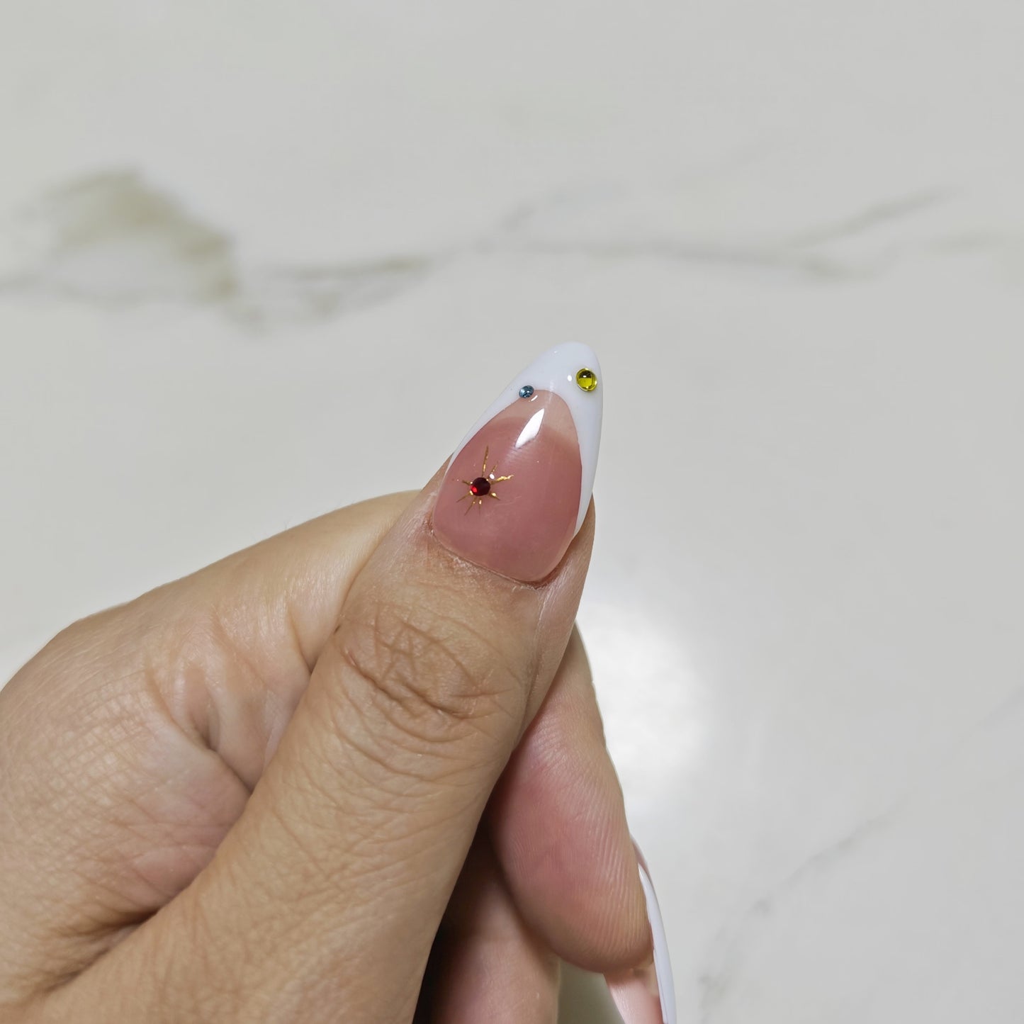 Glitter French Tips