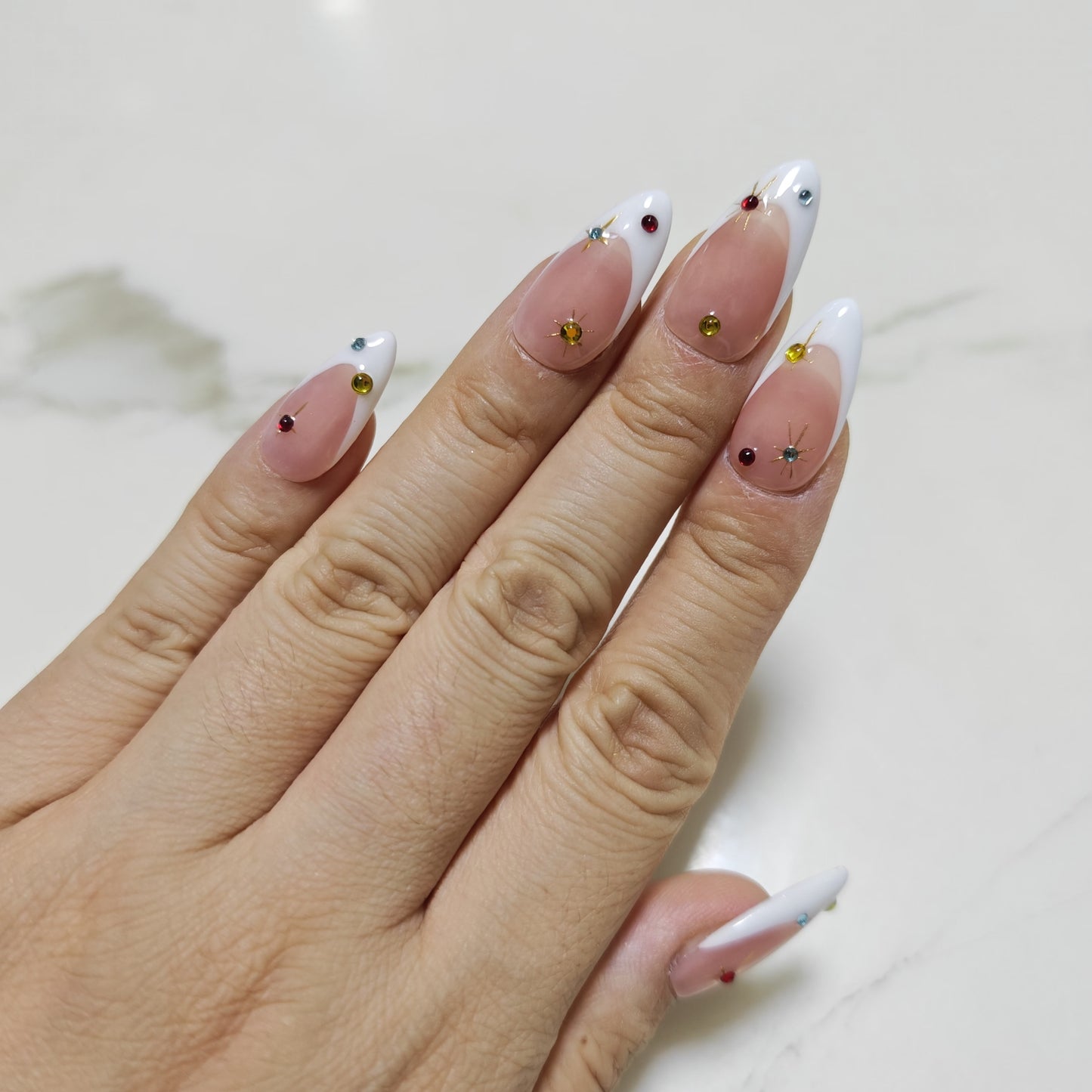 Glitter French Tips